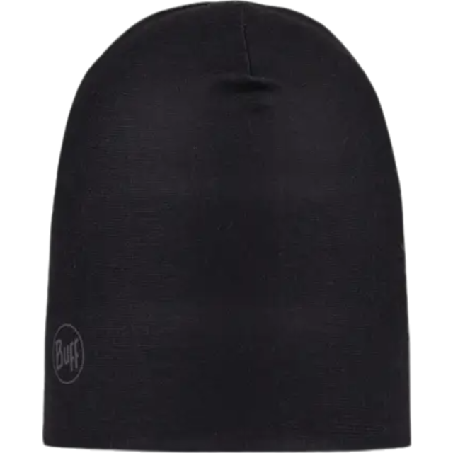 Buff Ecostretch Beanie - Mössa Solid Black Unik storlek