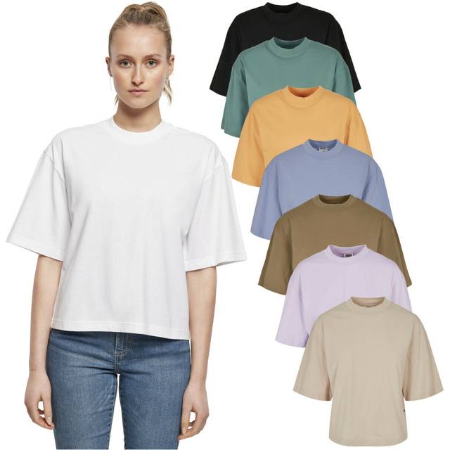 Women's T-shirt Urban Classics organic oversized- large sizes - Vert