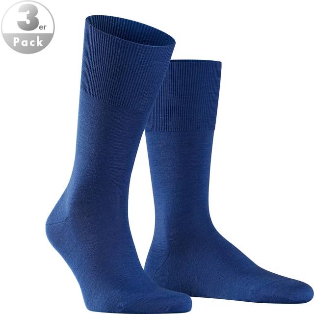Falke Mens Sapphire Airport Knitted Socks 5.5-6.5 - SAPPHIRE