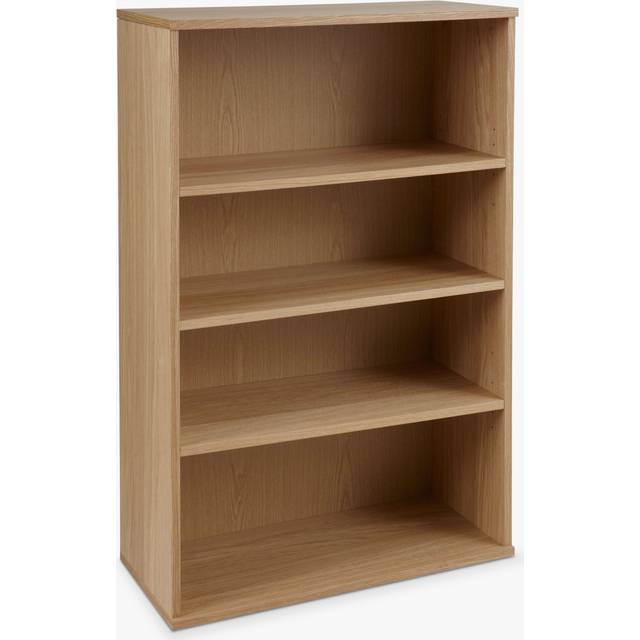 John Lewis Abacus 3 Shelf Bookcase, FSC-Certified, (Oak Veneer)