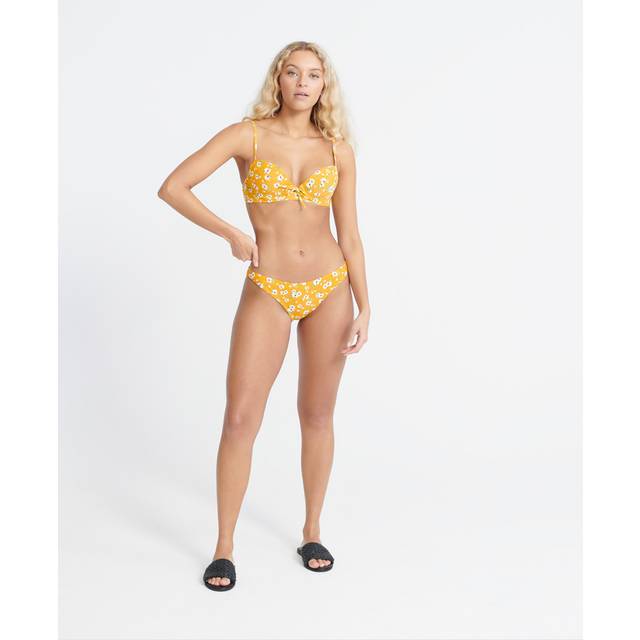 Women's padded bikini top Superdry Eden - Jaune - 34
