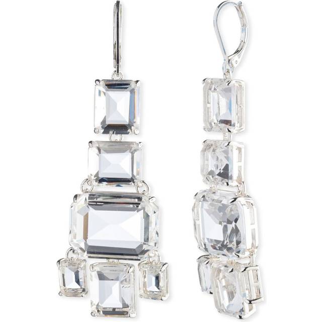 Lauren Ralph Lauren Chandelier Drop Earrings, Silver/Clear