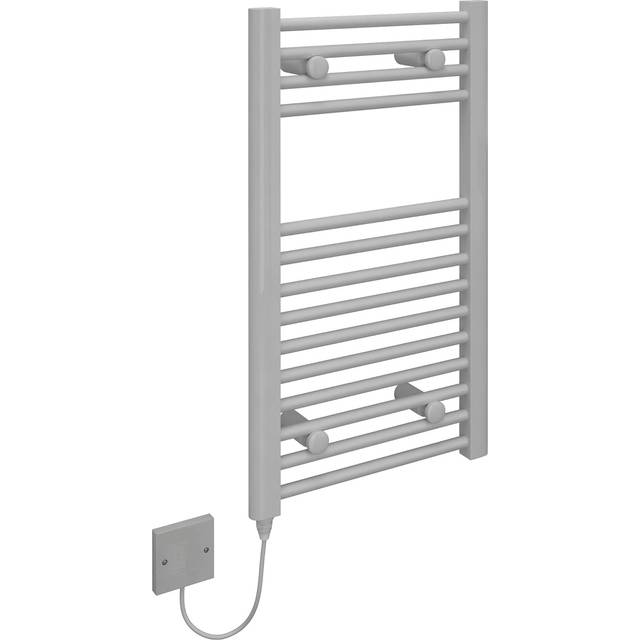 Kudox 150W Straight Electric Towel Rail 400x700mm, White - KTR150STR4X7W - 345272
