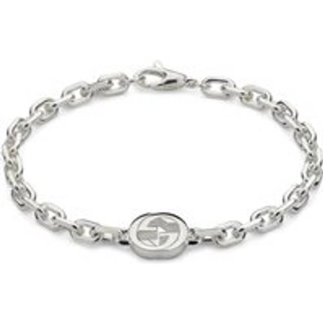 Gucci Interlocking Silver Bracelet