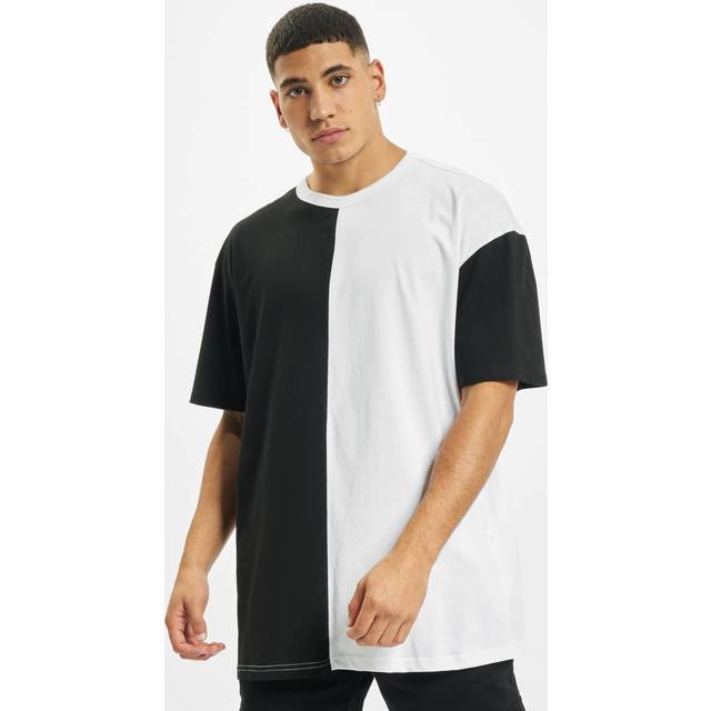 T-shirt Urban Classics Oversize Harlequin Tee Black/ White M (M)