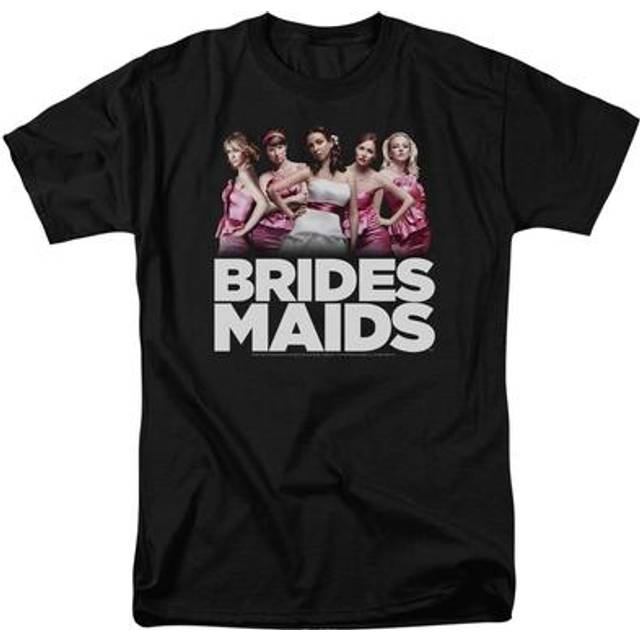 Trevco Sportswear UNI637-AT-4 Bridesmaids Maids Adult Regular Fit Short Sleeve T-Shirt, Black - Extra Large
