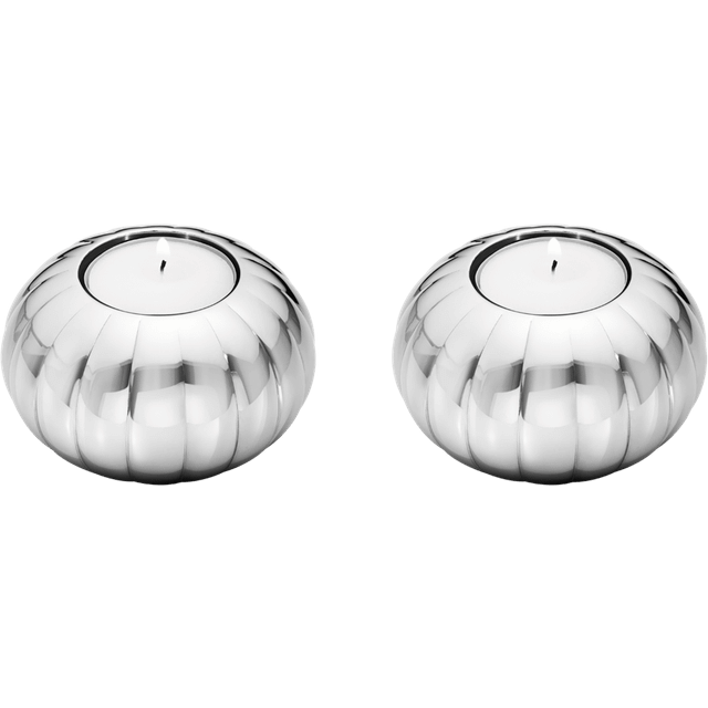 Bernadotte Tealight Holder Stainless Steel 2-pack
