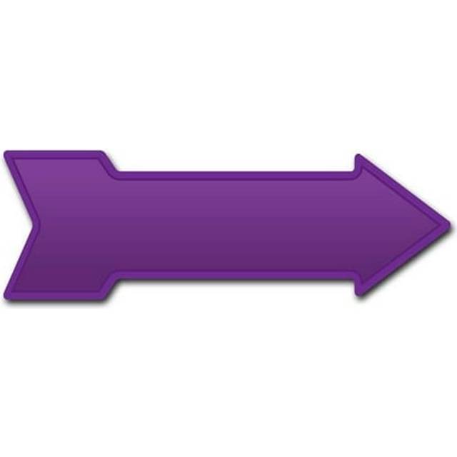 SignMission D-A-10-999654 10 x 30 in. Indoor & Outdoor Decor Direction Sticker Vinyl Wall Decals - Purple - 24 in.