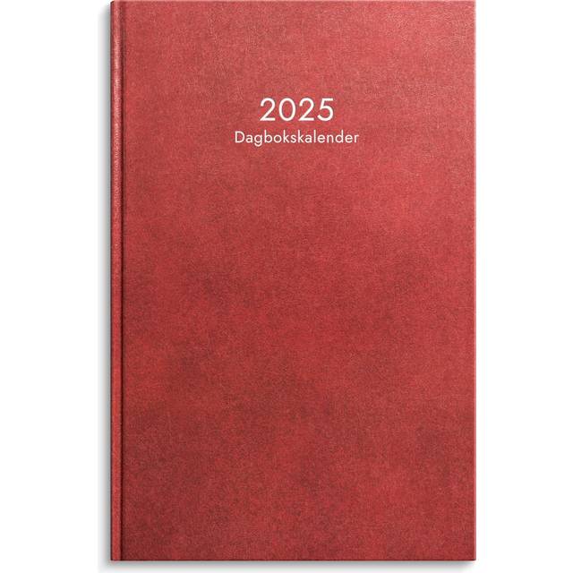 Dagbokskalender 2025 röd