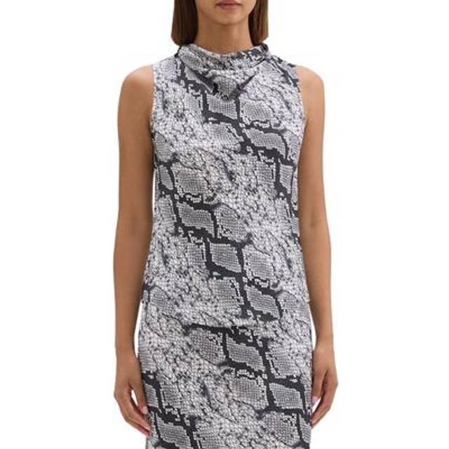 Theory Cowl Neck Silk Top