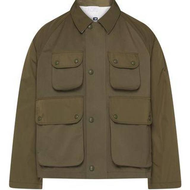 Thom Browne Khaki Cropped Relaxed Field Jacket - 320 DK GREEN - 2