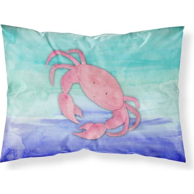 Caroline's Treasures Crab Watercolor Pillowcase Standard Multicolor