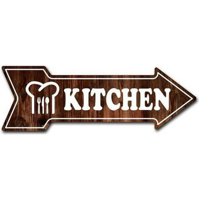 SignMission D-A-10-999787 10 x 30 in. Indoor & Outdoor Decor Direction Sticker Vinyl Wall Decals - Kitchen 2 - 24 in.