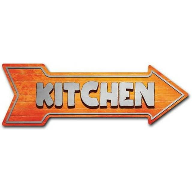 SignMission D-A-10-999786 10 x 30 in. Indoor & Outdoor Decor Direction Sticker Vinyl Wall Decals - Kitchen - 24 in.