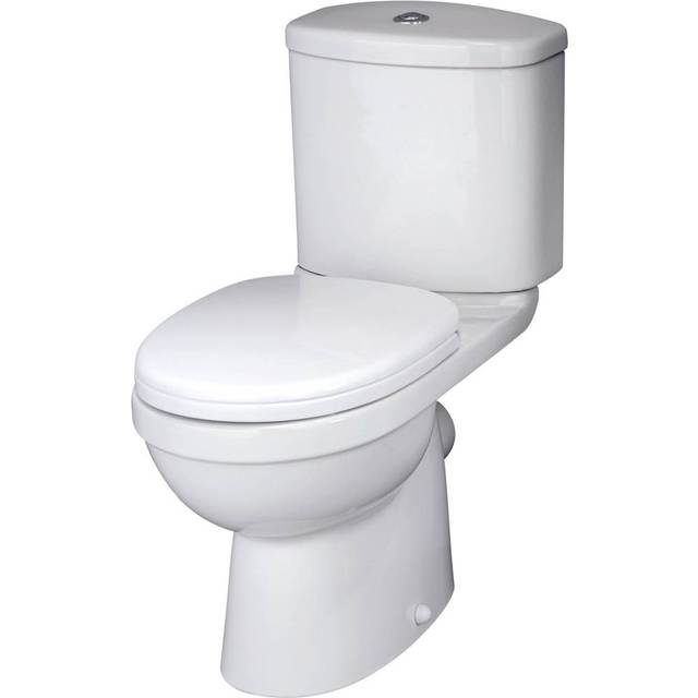 Nuie Ivo Pan & Cistern - White, White