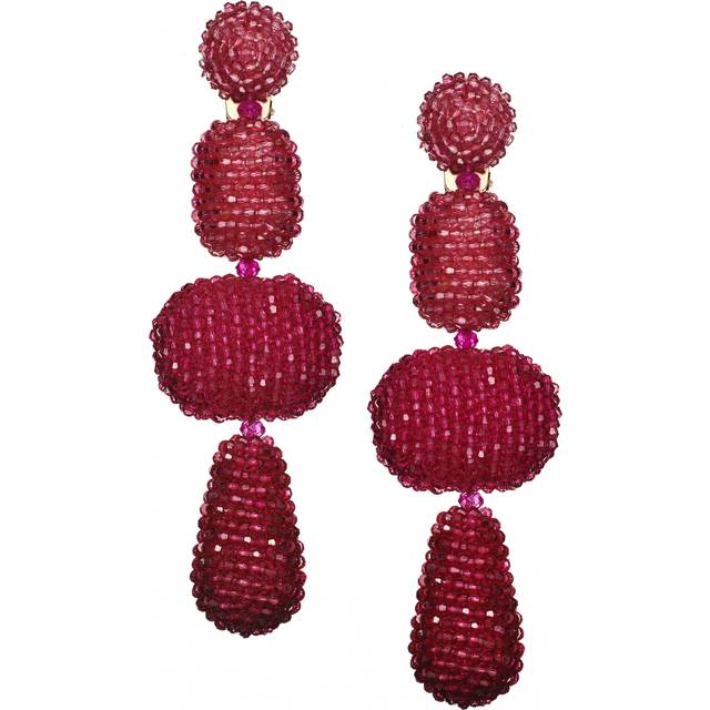 JOSEPHINE EARRINGS - RASPBERRY OMBRE