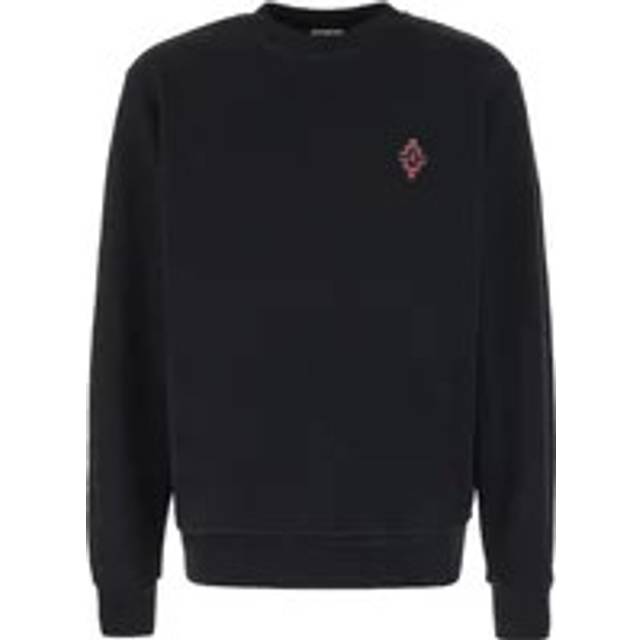 Marcelo Burlon, Sweatshirts, male, Black, M, Graffiti Cross Sweatshirt