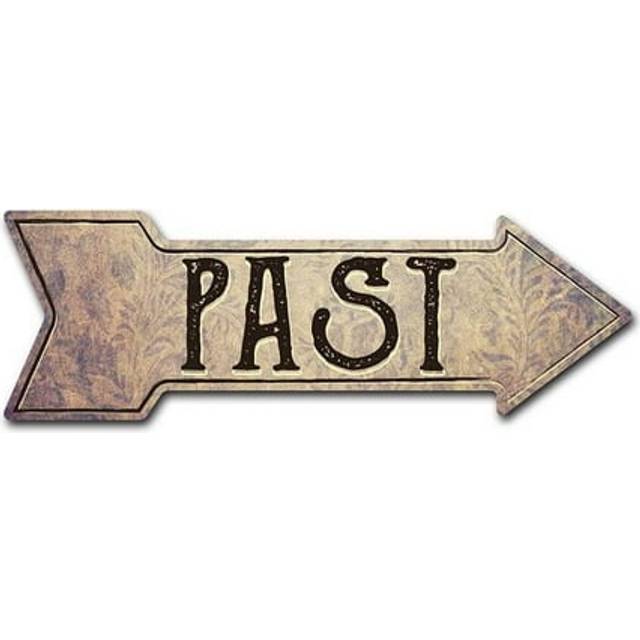 SignMission D-A-12-999681 12 x 36 in. Indoor & Outdoor Decor Direction Sticker Vinyl Wall Decals - Past - 24 in.