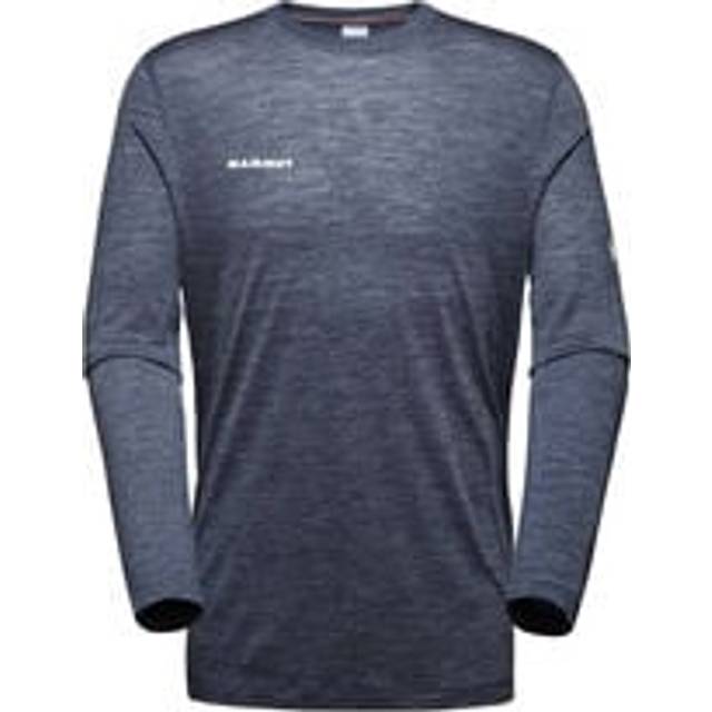 Mammut - Tree Wool Firstlayer Longsleeve - Sport shirt size XL, blue