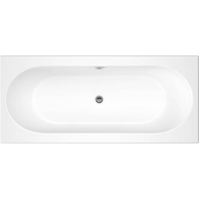 Nuie Otley Round Double Ended Straight Bath 1700x750