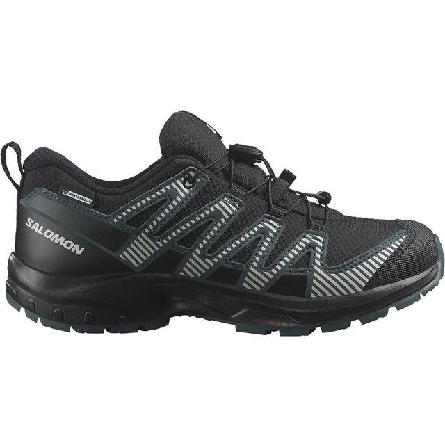 Salomon XA PRO V8 CLIMASALOMON vattentäta vandringsskor, svart/fantom/mörk skiffer, 1 UK, Svart fantom mörk skiffer, 33 EU