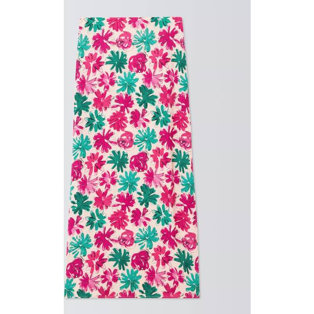 Fabienne Chapot, Kjol, Dam, XS, Blommig A-linjeformad midikjol - multicolor (XS)