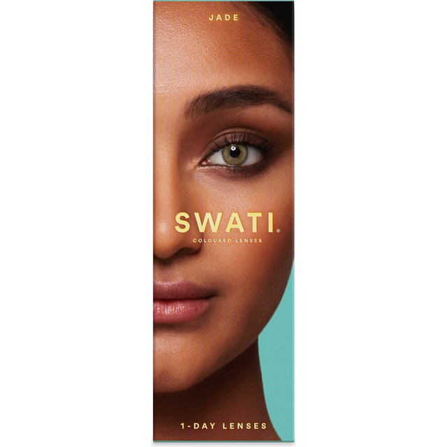 SWATI - Färgade linser - Gröna linser - Dagliga - Med naturligt utseende