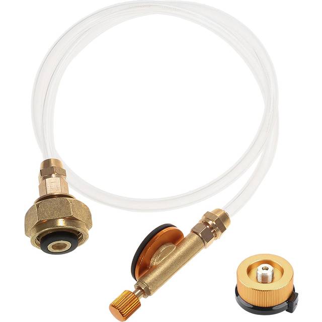 Outdoor Camping Gas Stove Propane Refill Adapter Gas Cylinder Adapter Convertor Gas Filling Tank Coupler Outdoor Stove Accessories PVC pipe