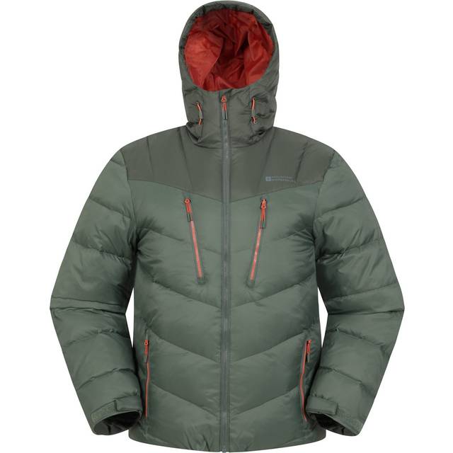 (XS, Green) Mountain Warehouse Mens Barrier Extreme Down Jacket
