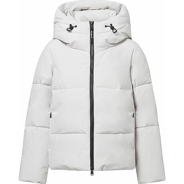 Ecoalf - Women's Ipalaalf Jacket - Winter jacket size L, white/grey