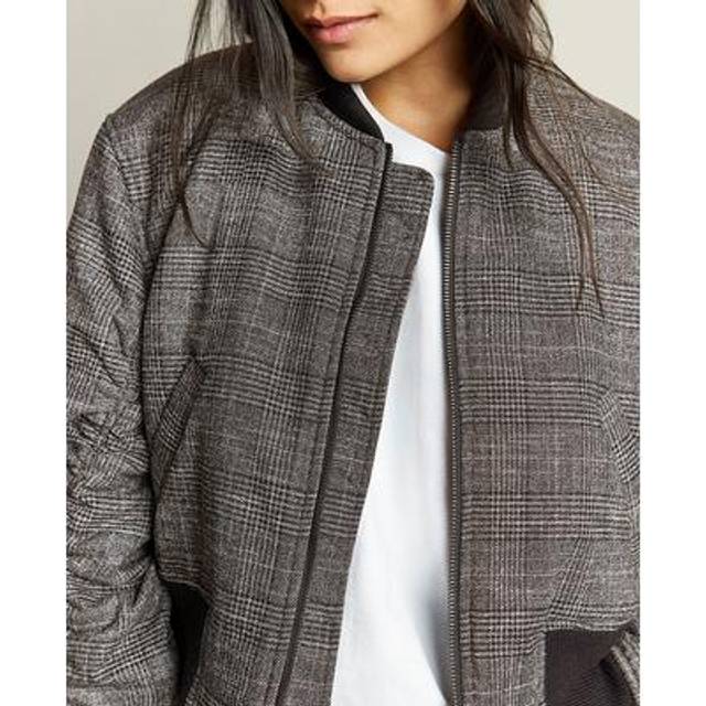 Kenneth Cole Cropped Bomber Jacket