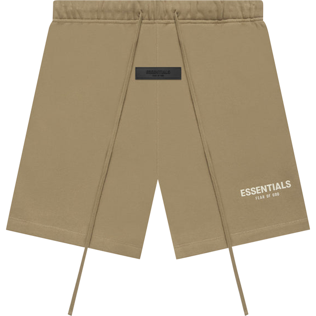 Fear of God Essentials SS22 Logo Sweatshorts 'Oak' FOG-SS22-400 - Brown/Tan - XL