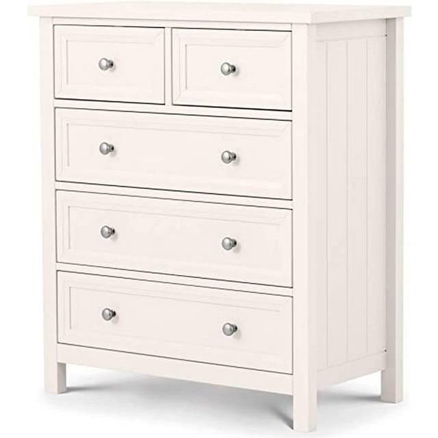 Maine 3+2 Drawer Chest - Surf White