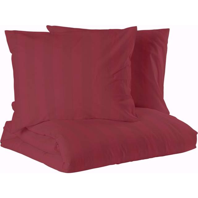 Mirage 3-Dels Satin Påslakan Kingsize, Röd, 220x210