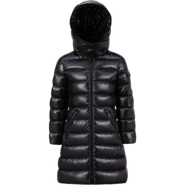 Moncler Enfant Girls Black Moka Down Puffer Coat - 4 year