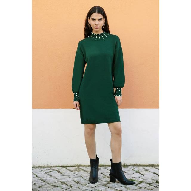 Yumi Pearl Knit Jumper Dress