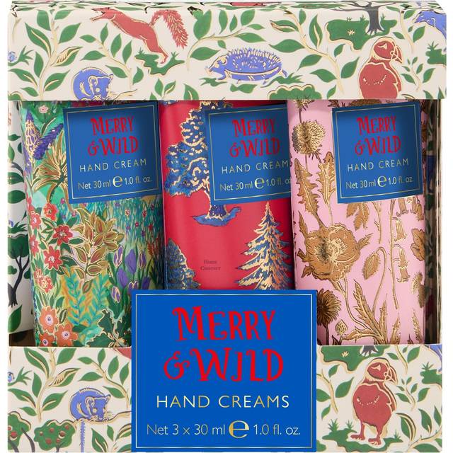 Heathcote & Ivory Merry and Wild Hand Creams Set of 3 - pink/green - one size