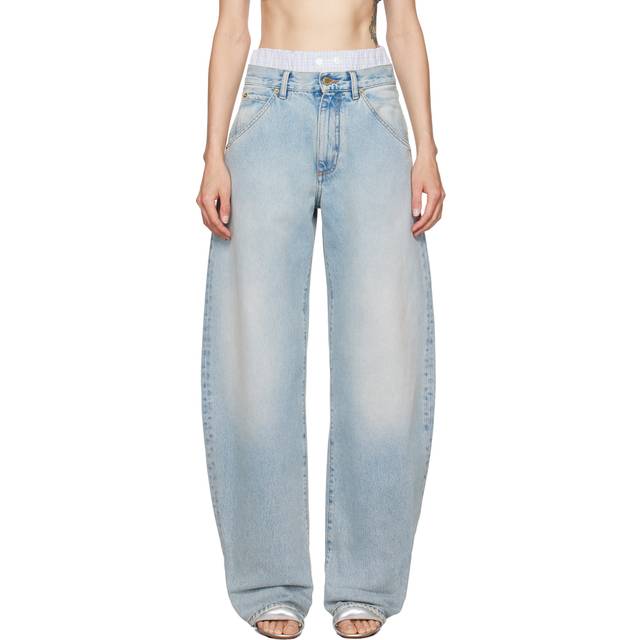 DARKPARK Blue Khris Barrel Leg Jeans - Lil Light - WAIST US 30