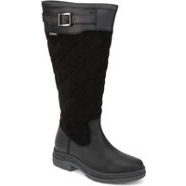 Women's Barbour OAK Womens Waterproof Tall Boots Black - Size: 8