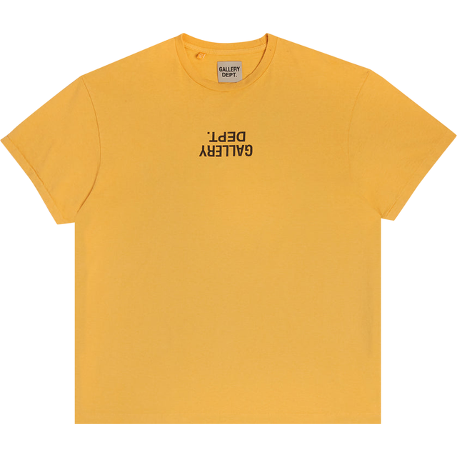 Men's Gallery Dept. Fucked Up Logo Tee Gold - Yellow