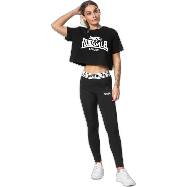 Women's cropped T-shirt Punch Gutch Common - Noir