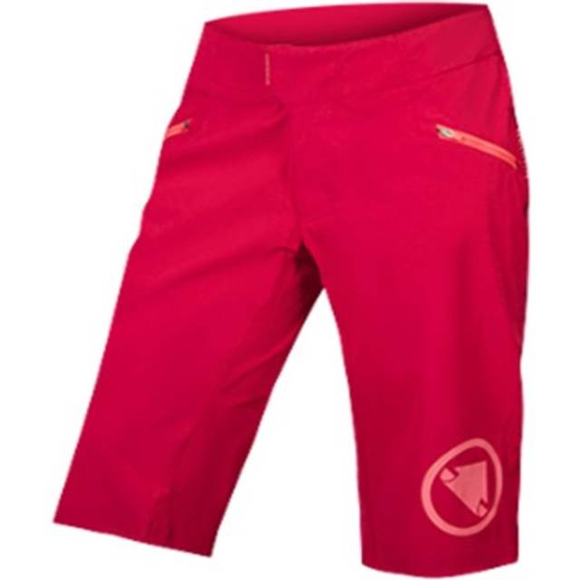 Endura - Women's Singletrack Lite Shorts - Cycling bottoms size XS - Short: -8 cm, red