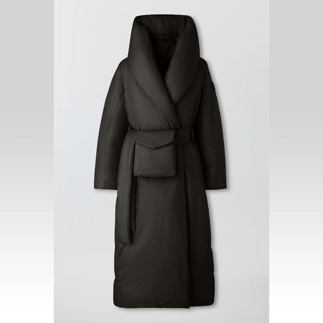 Canada Goose Elie Blanket Coat (Women, Volcano, M) (M)