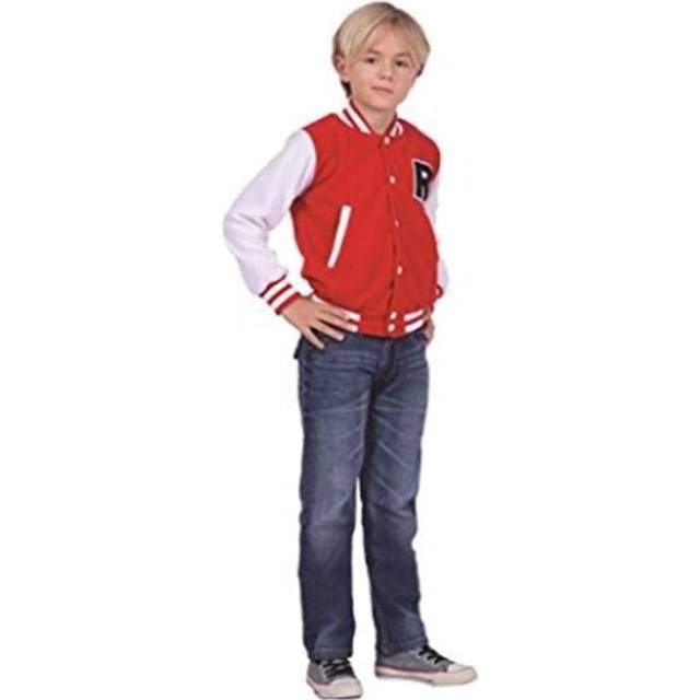 RG Costumes  Letterman Jacket - Child Medium, Red