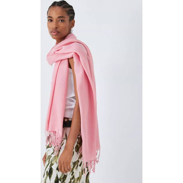 John Lewis Wool Blend Fringe Scarf