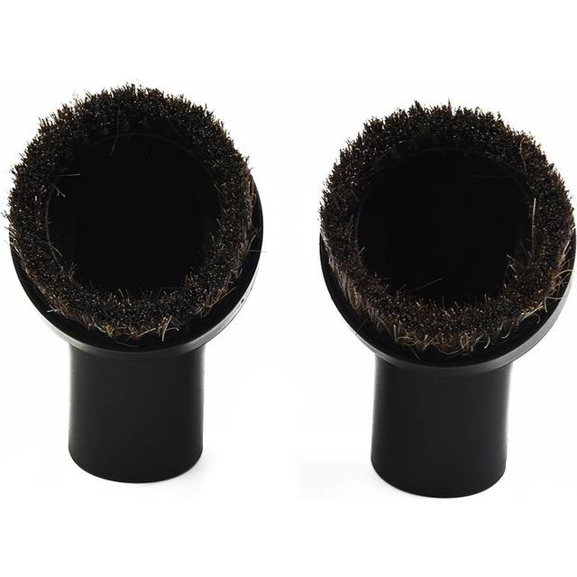 32mm 2PCS Home Horse Hair Dusting Brush Dust Clean Tool Attachment Vacuum