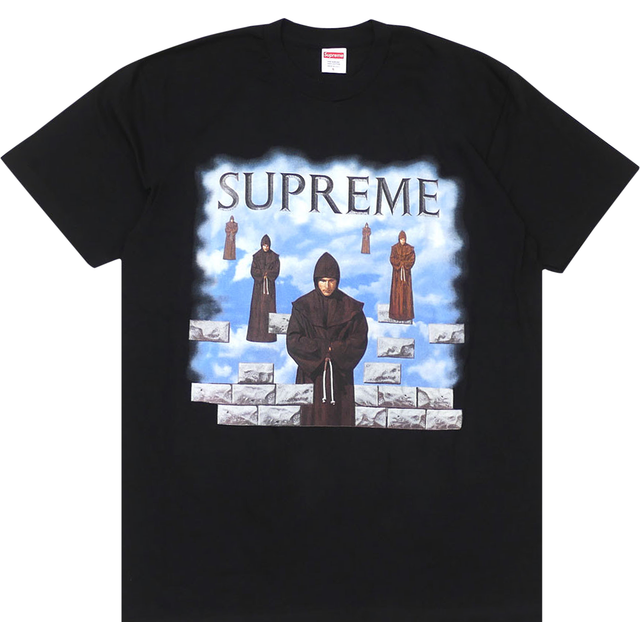 Supreme Week 1 Levitation Printing Short Sleeve Unisex Black SUP-FW19-066 - M