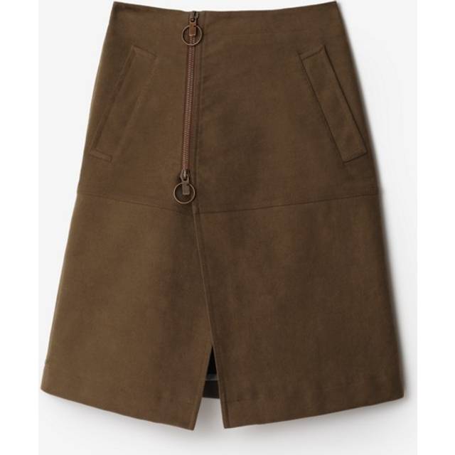 Zip Moleskin Skirt - BRAMBLE - 6