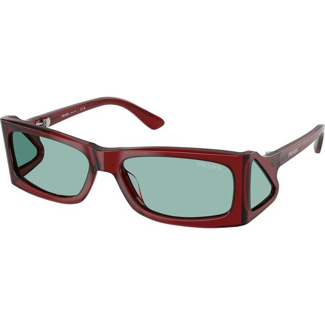 Prada Man PR B03S  12Z40K Sunglasses Acetate Brown Green Squared Normal