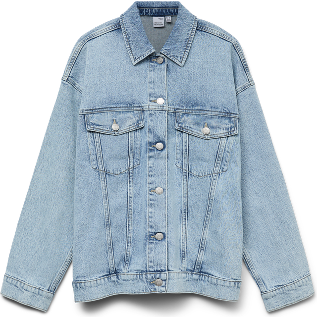 VERO MODA dame jakke VMTESSA - Light Blue Denim Detail RA339